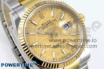 DateJust 36 126233 EWEF 1:1 Best Edition YG Leaf Stick Dial on SS/YG Oyster Bracelet A3235 - Image 2