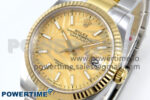 DateJust 36 126233 EWEF 1:1 Best Edition YG Leaf Stick Dial on SS/YG Oyster Bracelet A3235 - Image 3