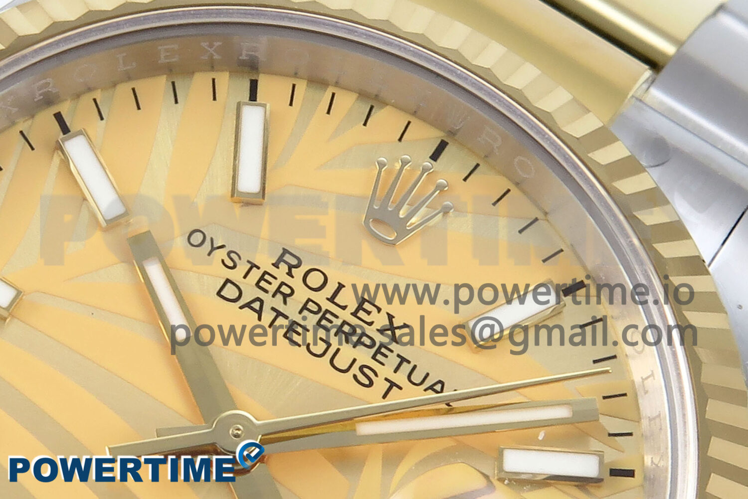 DateJust 36 126233 EWEF 1:1 Best Edition YG Leaf Stick Dial on SS/YG Oyster Bracelet A3235 - Image 4