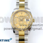 DateJust 36 126233 EWEF 1:1 Best Edition YG Leaf Stick Dial on SS/YG Oyster Bracelet A3235