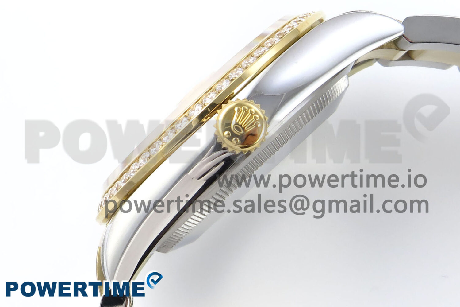 DateJust 36 126283RBR EWEF 1:1 Best Edition YG Textured Diamonds Dial on SS/YG Oyster Bracelet A3235 - Image 6