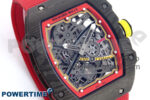 Custom Made RM67-02 Black NTPT Germany Dial on Red Nylon strap CRMA7 Clone - Image 2