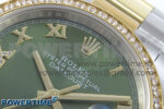 DateJust 36 126283RBR EWEF 1:1 Best Edition Green Roman Diamonds Dial on SS/YG Oyster Bracelet A3235 - Image 4