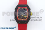 Custom Made RM67-02 Black NTPT Germany Dial on Red Nylon strap CRMA7 Clone