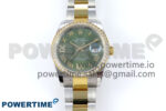 DateJust 36 126283RBR EWEF 1:1 Best Edition Green Roman Diamonds Dial on SS/YG Oyster Bracelet A3235