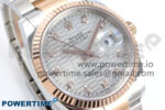 DateJust 36 126231 EWEF 1:1 Best Edition White Textured Diamonds Dial on SS/RG Oyster Bracelet A3235 - Image 2
