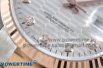 DateJust 36 126231 EWEF 1:1 Best Edition White Textured Diamonds Dial on SS/RG Oyster Bracelet A3235 - Image 5