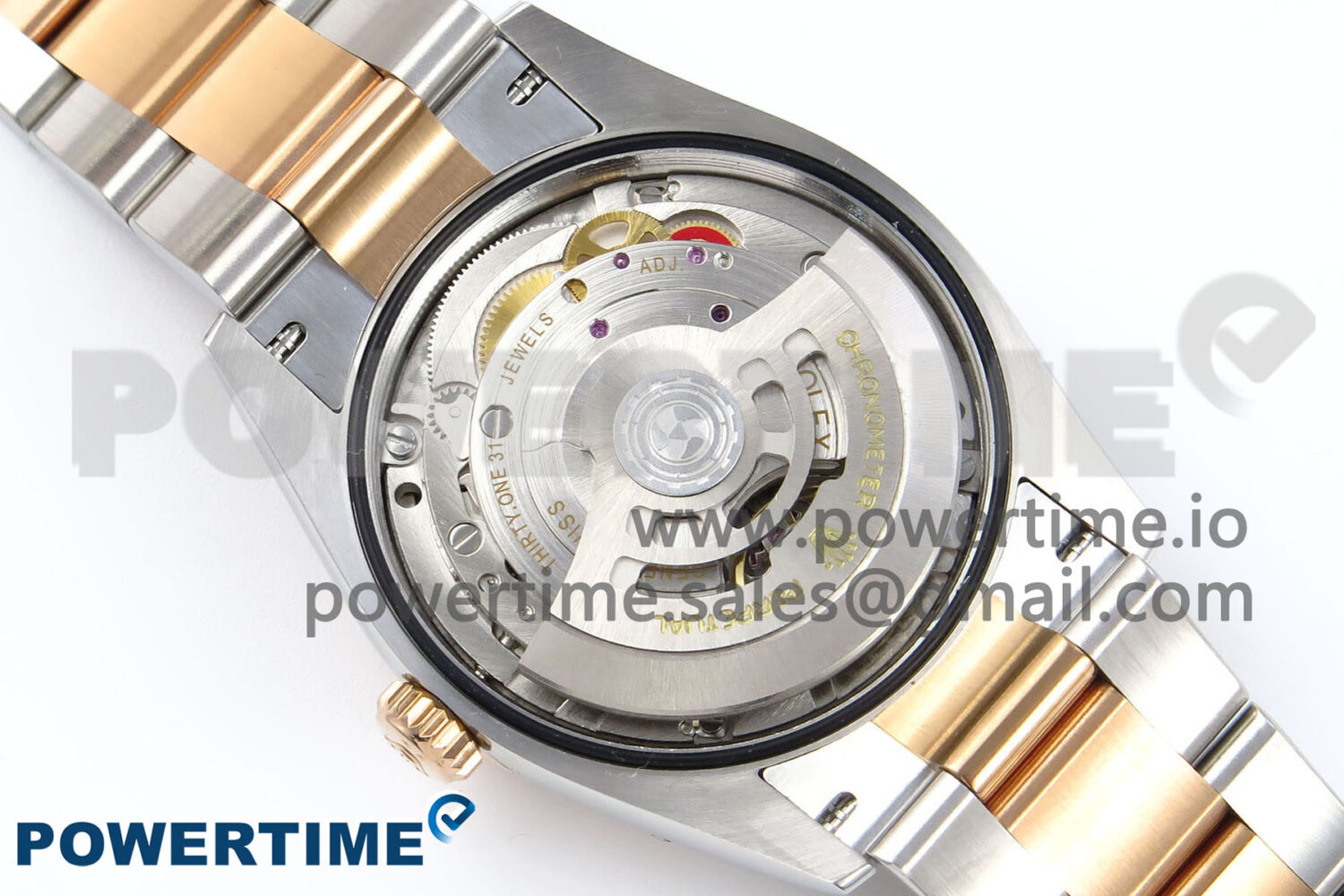 DateJust 36 126231 EWEF 1:1 Best Edition White Textured Stick on SS/RG Oyster Bracelet A3235 - Image 9