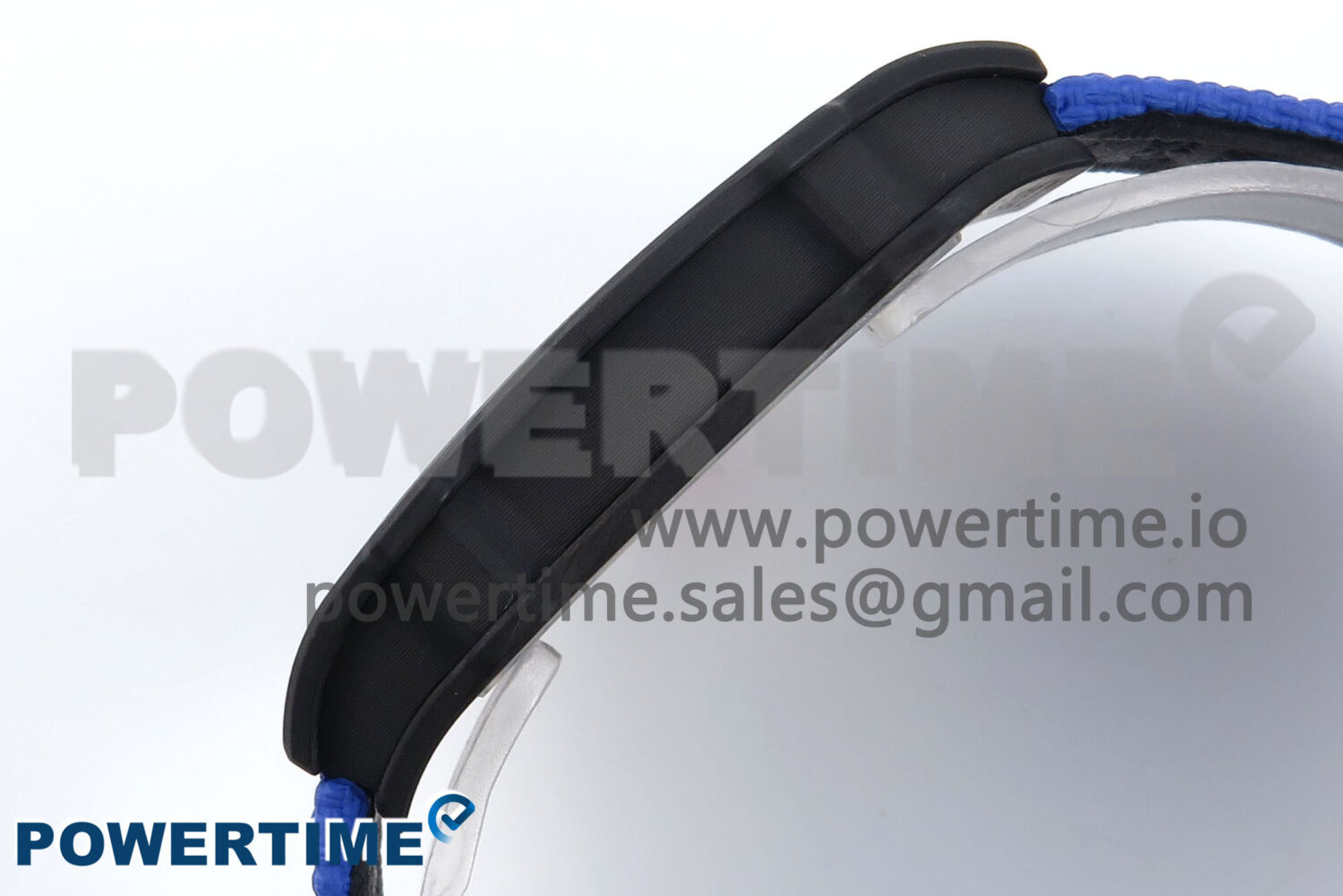 Custom Made RM67-02 Black NTPT France Dial on Blue Nylon strap CRMA7 Clone - Image 7