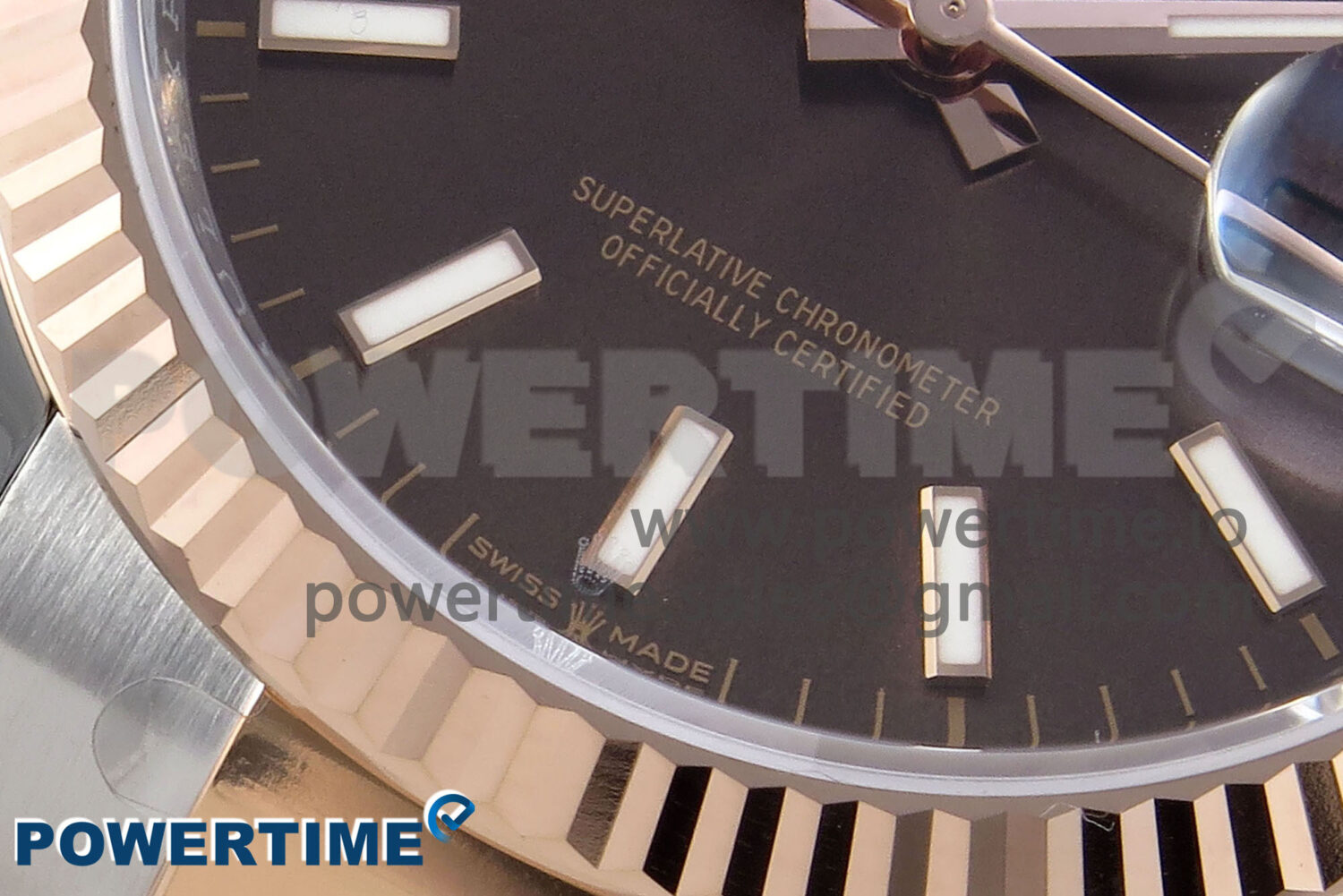 DateJust 36 126231 EWEF 1:1 Best Edition Brown Stick Dial on SS/RG Oyster Bracelet A3235 - Image 5
