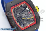 Custom Made RM67-02 Black NTPT Germany Dial on Blue Nylon strap CRMA7 Clone - Image 2