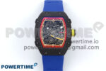 Custom Made RM67-02 Black NTPT Germany Dial on Blue Nylon strap CRMA7 Clone