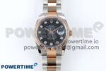 DateJust 36 126231 EWEF 1:1 Best Edition Black Diamonds Dial on SS/RG Oyster Bracelet A3235
