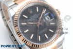 DateJust 36 126231 EWEF 1:1 Best Edition Gray Stick Dial on SS/RG Oyster Bracelet A3235 - Image 2