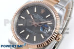 DateJust 36 126231 EWEF 1:1 Best Edition Gray Stick Dial on SS/RG Oyster Bracelet A3235 - Image 3