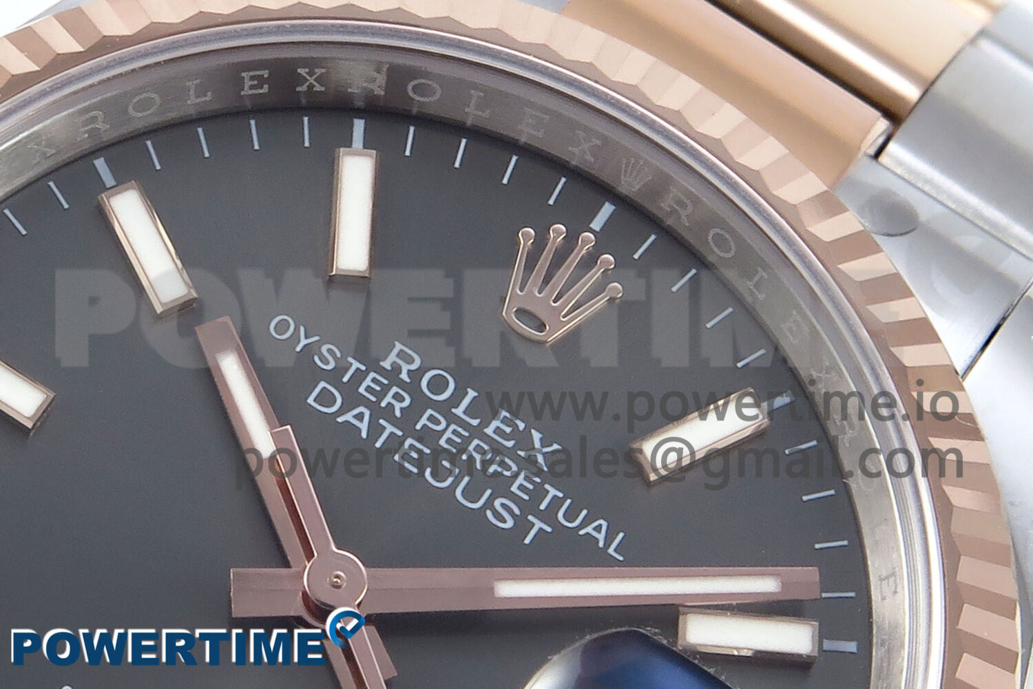 DateJust 36 126231 EWEF 1:1 Best Edition Gray Stick Dial on SS/RG Oyster Bracelet A3235 - Image 4