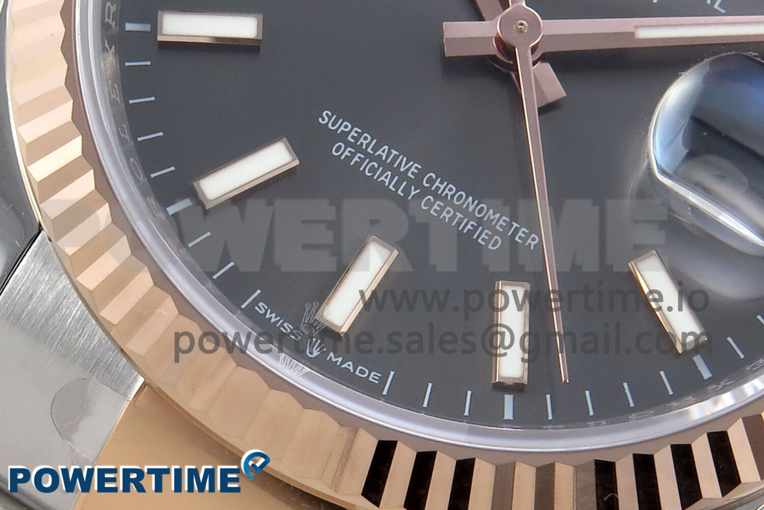 DateJust 36 126231 EWEF 1:1 Best Edition Gray Stick Dial on SS/RG Oyster Bracelet A3235 - Image 5
