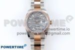 DateJust 36 126231 EWEF 1:1 Best Edition Silver Leaf Stick Dial on SS/RG Oyster Bracelet A3235