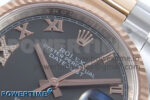 DateJust 36 126231 EWEF 1:1 Best Edition Gray Roman Diamonds Dial on SS/RG Oyster Bracelet A3235 - Image 4