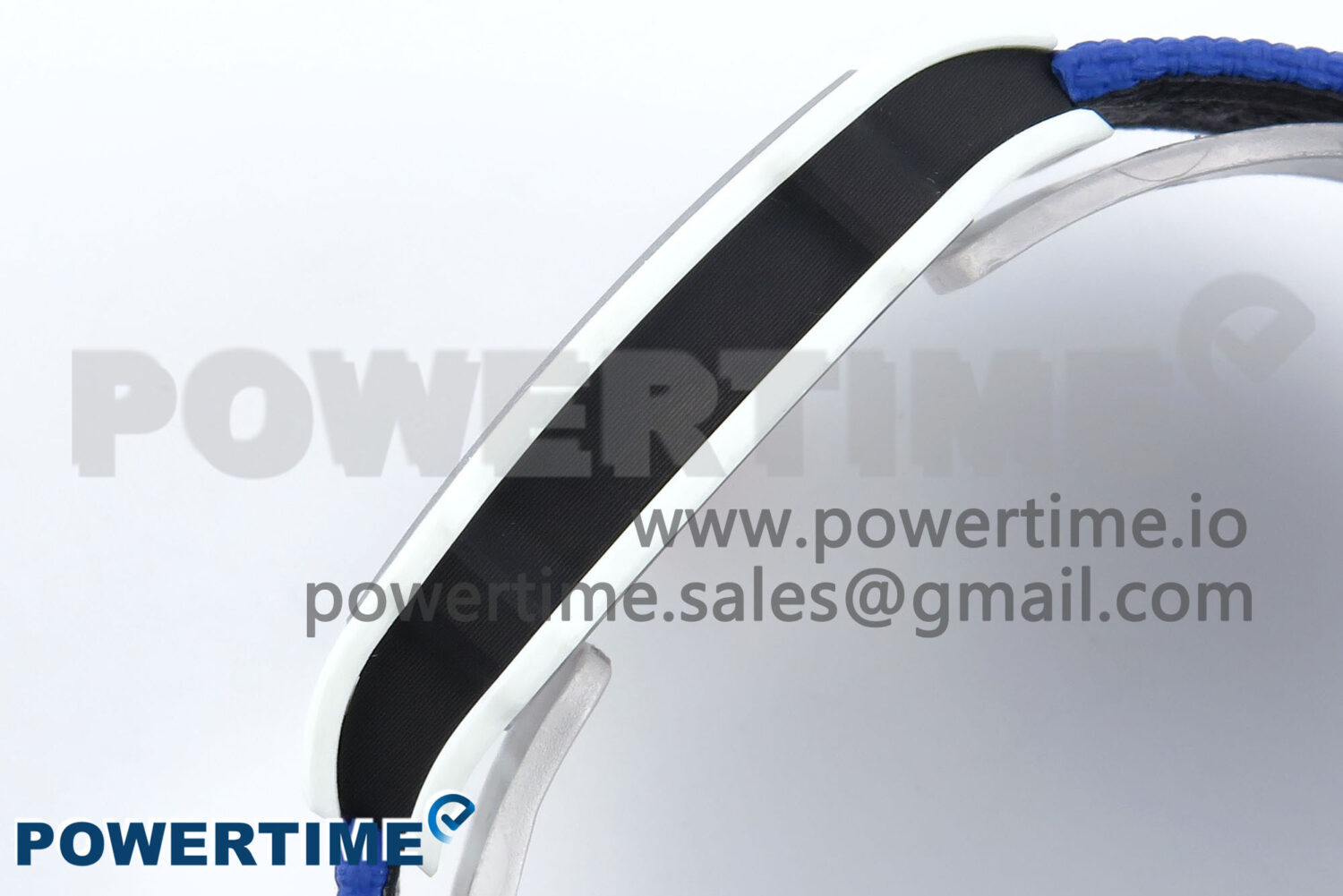 Custom Made RM67-02 White NTPT France Dial on Blue Nylon strap CRMA7 Clone - Image 9