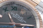 DateJust 36 126231 EWEF 1:1 Best Edition Gray Dial Green Roman Marker on SS/RG Oyster Bracelet A3235 - Image 4