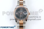 DateJust 36 126231 EWEF 1:1 Best Edition Gray Dial Green Roman Marker on SS/RG Oyster Bracelet A3235