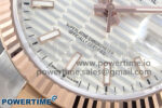 DateJust 36 126231 EWEF 1:1 Best Edition White Textured Stick on SS/RG Oyster Bracelet A3235 - Image 5