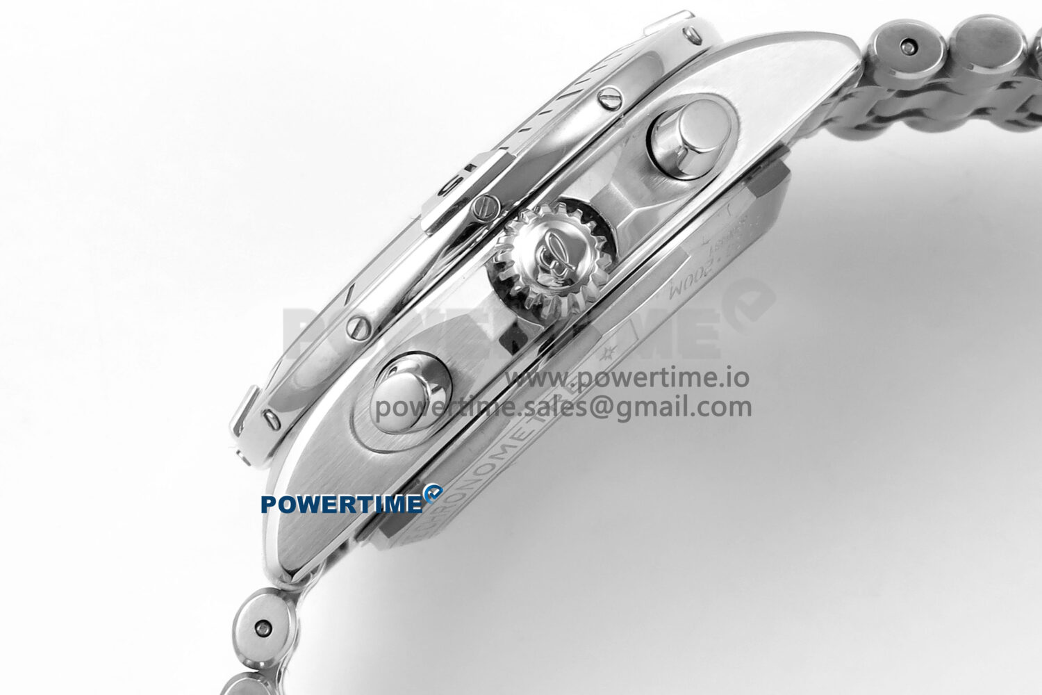 Chronomat B01 42mm SS TF 1:1 Best Edition Black/Silver Dial on SS Bracelet A7750 V2 - Image 7