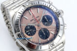 Chronomat B01 42mm SS TF 1:1 Best Edition RG/Black Dial on SS Bracelet A7750 V2 - Image 2