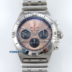Chronomat B01 42mm SS TF 1:1 Best Edition RG/Black Dial on SS Bracelet A7750 V2
