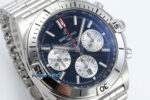 Chronomat B01 42mm SS TF 1:1 Best Edition Black/Silver Dial on SS Bracelet A7750 V2 - Image 2