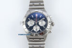 Chronomat B01 42mm SS TF 1:1 Best Edition Black/Silver Dial on SS Bracelet A7750 V2