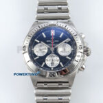 Chronomat B01 42mm SS TF 1:1 Best Edition Black/Silver Dial on SS Bracelet A7750 V2