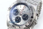 Chronomat B01 42mm SS TF 1:1 Best Edition Silver/Black Dial on SS Bracelet A7750 V2 - Image 3
