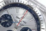Chronomat B01 42mm SS TF 1:1 Best Edition Silver/Black Dial on SS Bracelet A7750 V2 - Image 4