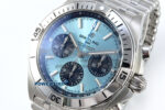 Chronomat B01 42mm SS TF 1:1 Best Edition Blue/Black Dial on SS Bracelet A7750 V2 - Image 3