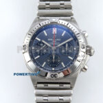 Chronomat B01 42mm SS TF 1:1 Best Edition Blue Dial on SS Bracelet A7750 V2