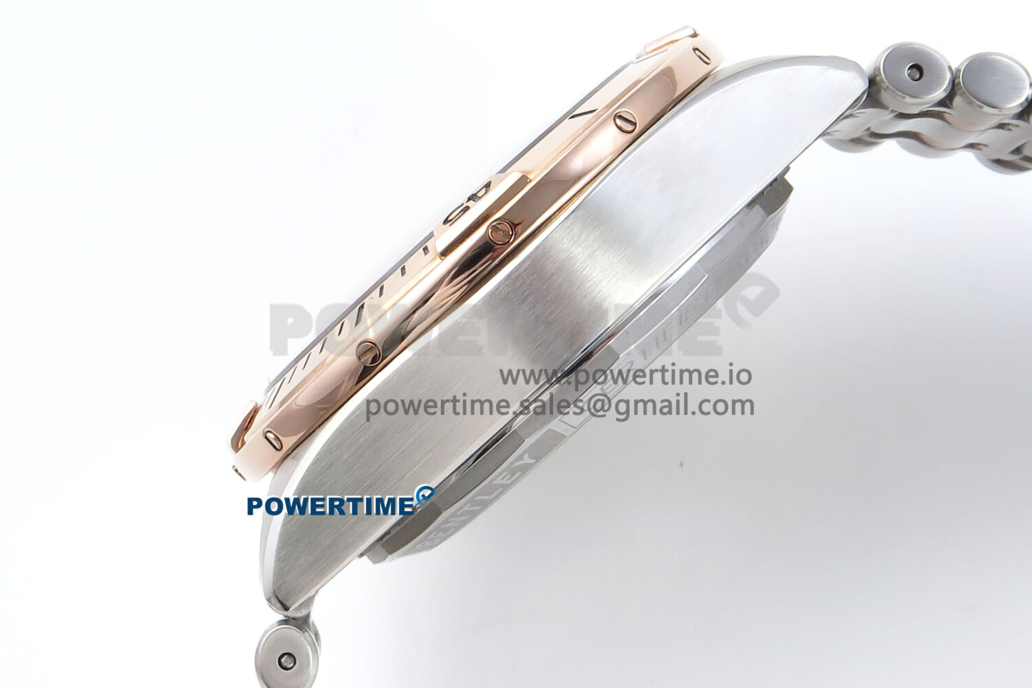 Chronomat B01 44mm SS/RG TF 1:1 Best Edition Brown Dial RG Bezel on SS/RG Bracelet A7750 - Image 6