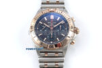 Chronomat B01 44mm SS/RG TF 1:1 Best Edition Brown Dial RG Bezel on SS/RG Bracelet A7750