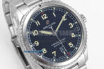 Navitimer Aviator 8 SS TF 1:1 Best Edition Black Dial on SS Bracelet A2824 - Image 2