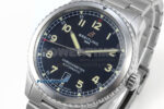 Navitimer Aviator 8 SS TF 1:1 Best Edition Black Dial on SS Bracelet A2824 - Image 3