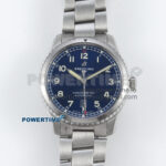 Navitimer Aviator 8 SS TF 1:1 Best Edition Blue Dial on SS Bracelet A2824