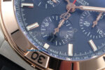 Chronomat B01 42mm SS/RG TF 1:1 Best Edition Blue Dial on Black Rubber Strap A7750 V2 - Image 5