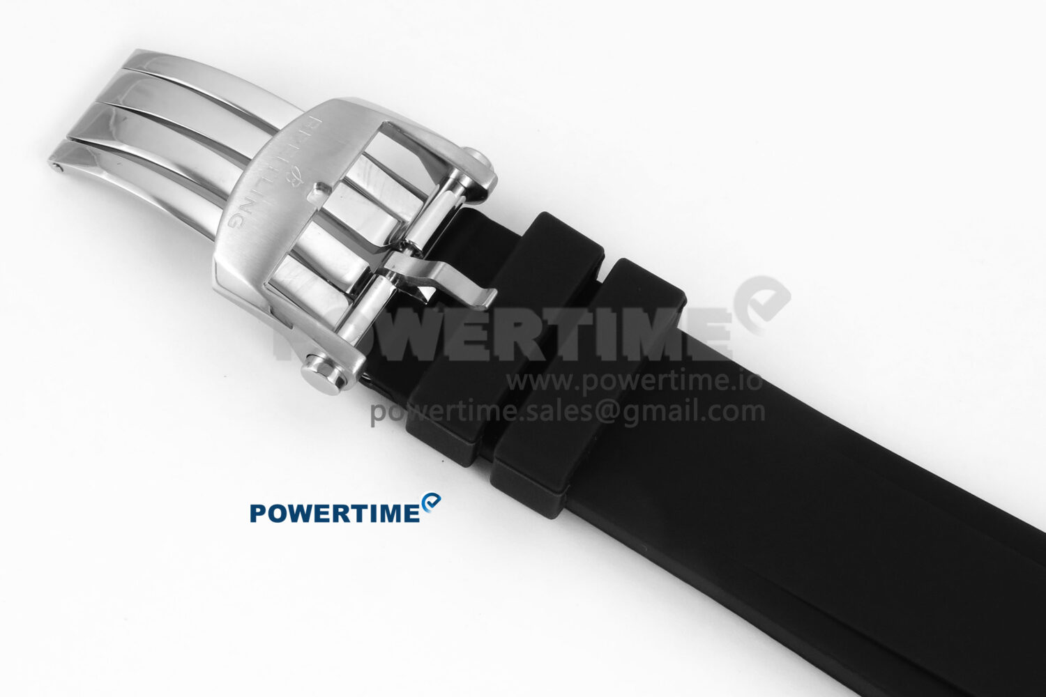 Chronomat B01 42mm SS TF 1:1 Best Edition RG/Black Dial on Black Rubber Strap A7750 V2 - Image 11