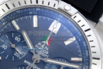 Chronomat B01 42mm SS TF 1:1 Best Edition Blue Dial on Black Rubber Strap A7750 V2 - Image 4