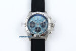 Chronomat B01 42mm SS TF 1:1 Best Edition Ice Blue Dial on Black Rubber Strap A7750 V2