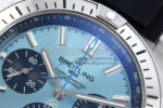 Chronomat B01 42mm SS TF 1:1 Best Edition Ice Blue Dial on Black Rubber Strap A7750 V2 - Image 4