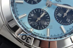 Chronomat B01 42mm SS TF 1:1 Best Edition Ice Blue Dial on Black Rubber Strap A7750 V2 - Image 5