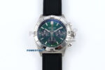 Chronomat B01 42mm SS TF 1:1 Best Edition Green/Black Dial on Black Rubber Strap A7750 V2