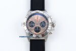Chronomat B01 42mm SS TF 1:1 Best Edition RG/Black Dial on Black Rubber Strap A7750 V2